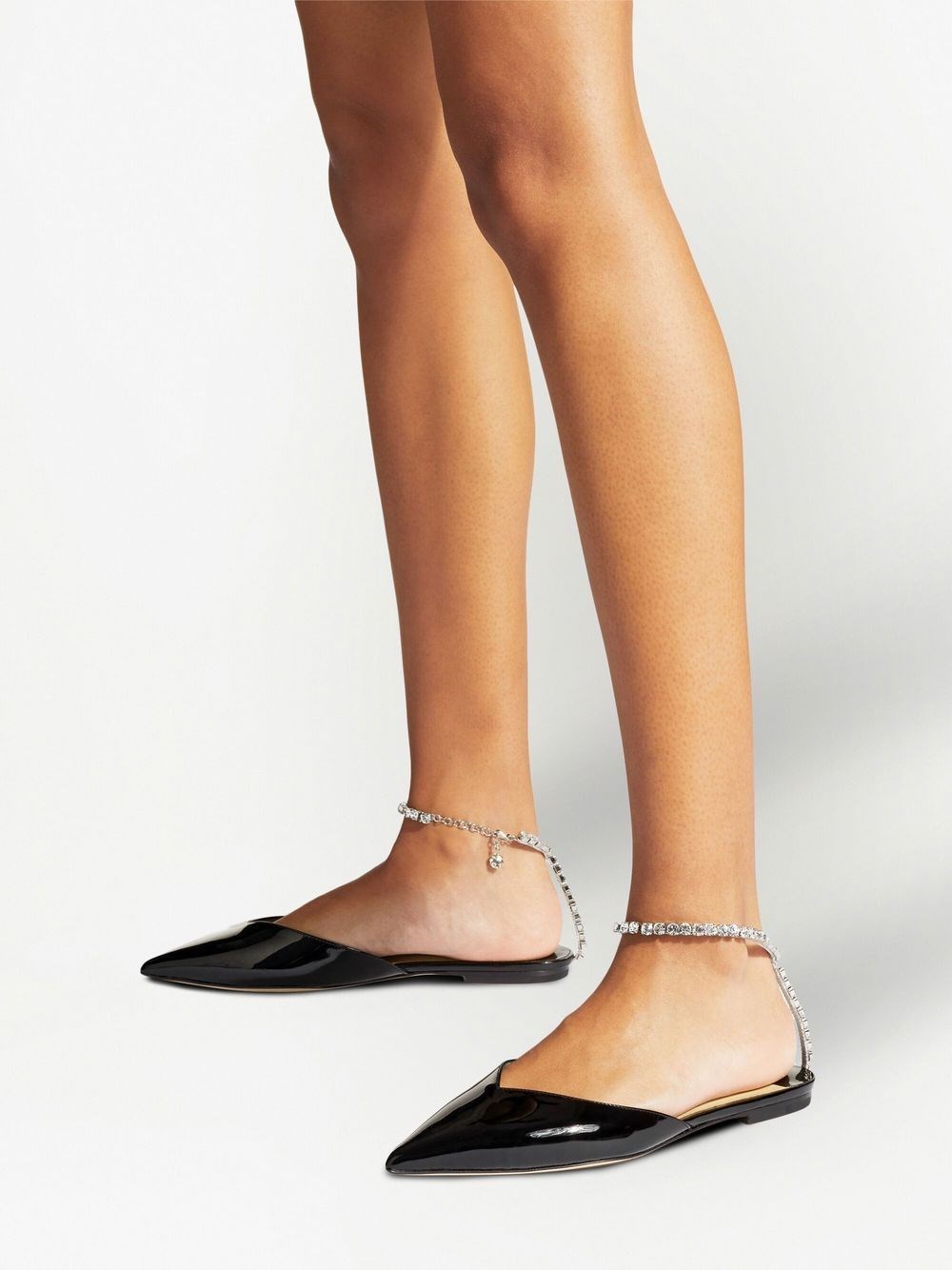 SAEDA FLAT BOB BLACK/CRYSTAL