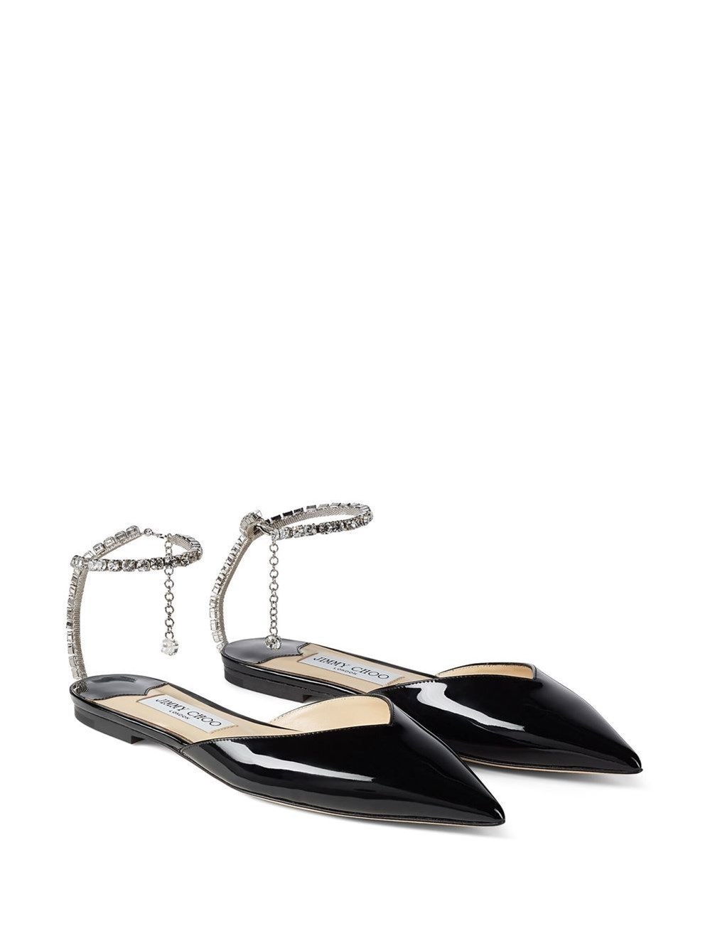 SAEDA FLAT BOB BLACK/CRYSTAL