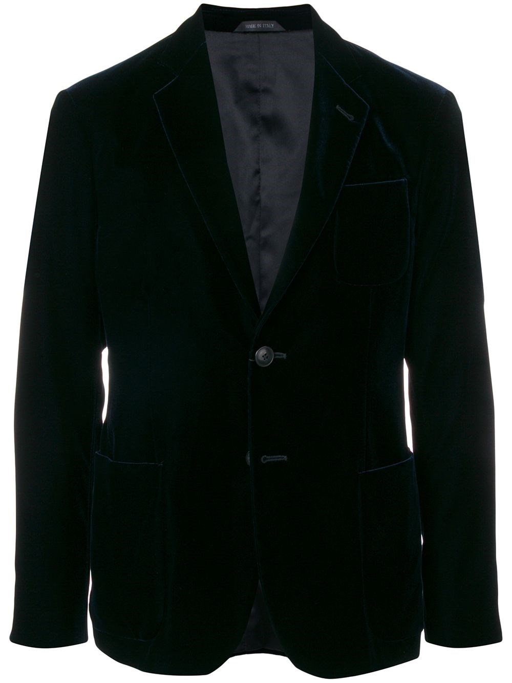 Shop Giorgio Armani Blazer In Blue