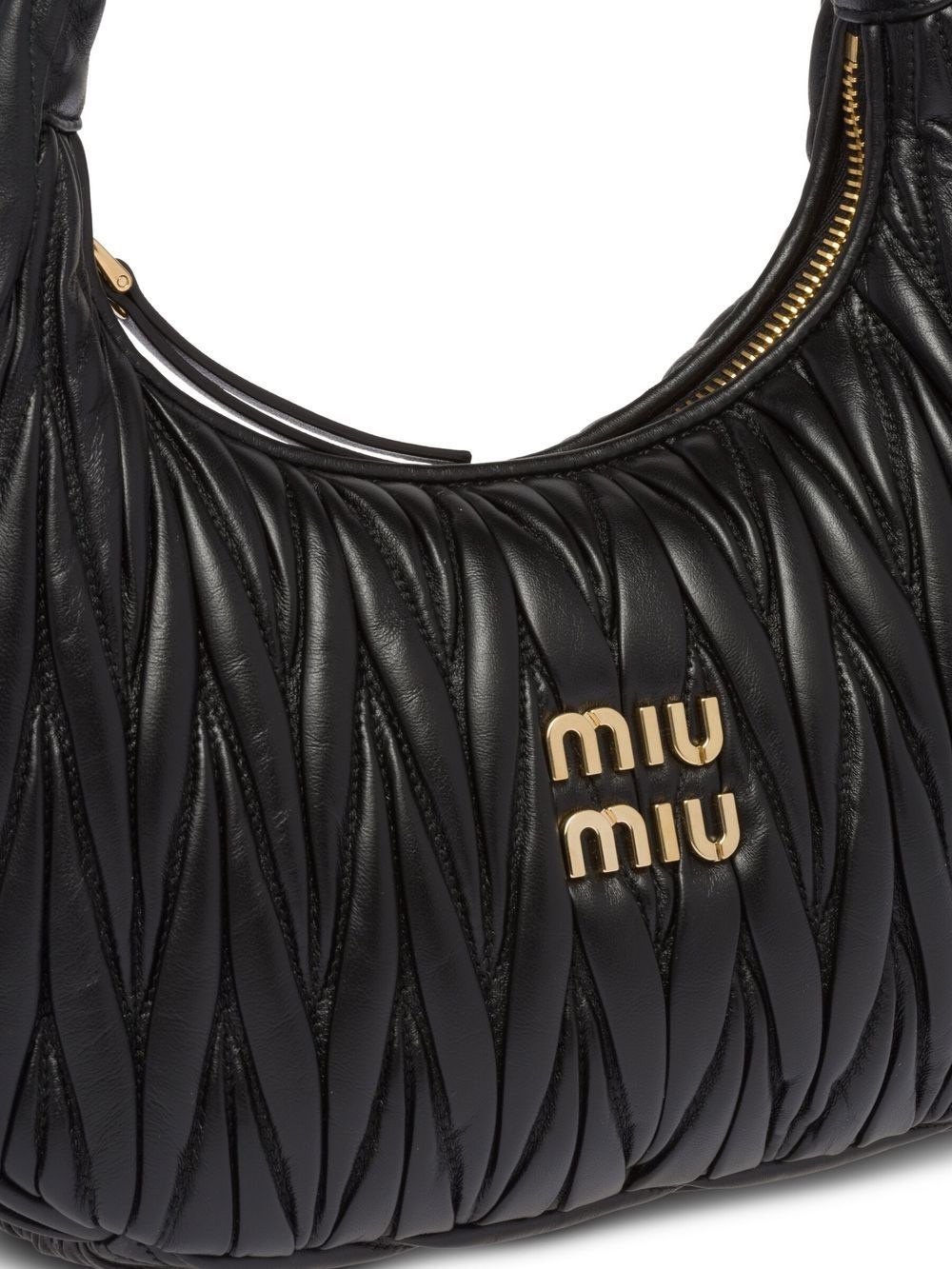 Shop MiuMiu 2022-23FW Unisex Plain Bridal Logo Handbags (5BC153 VOOO N88  F098L) by Michelle's