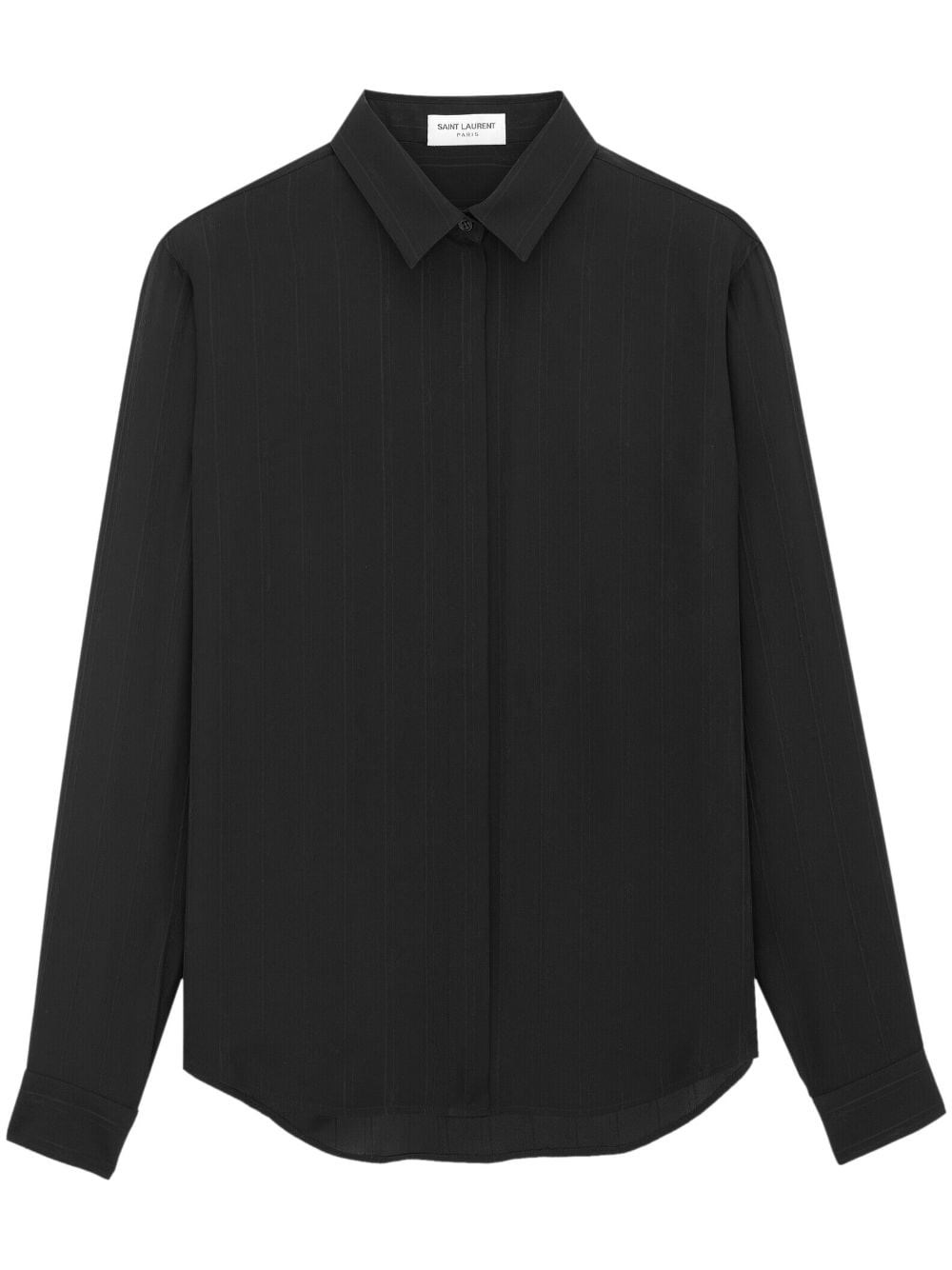 Shop Saint Laurent Camicia In Black