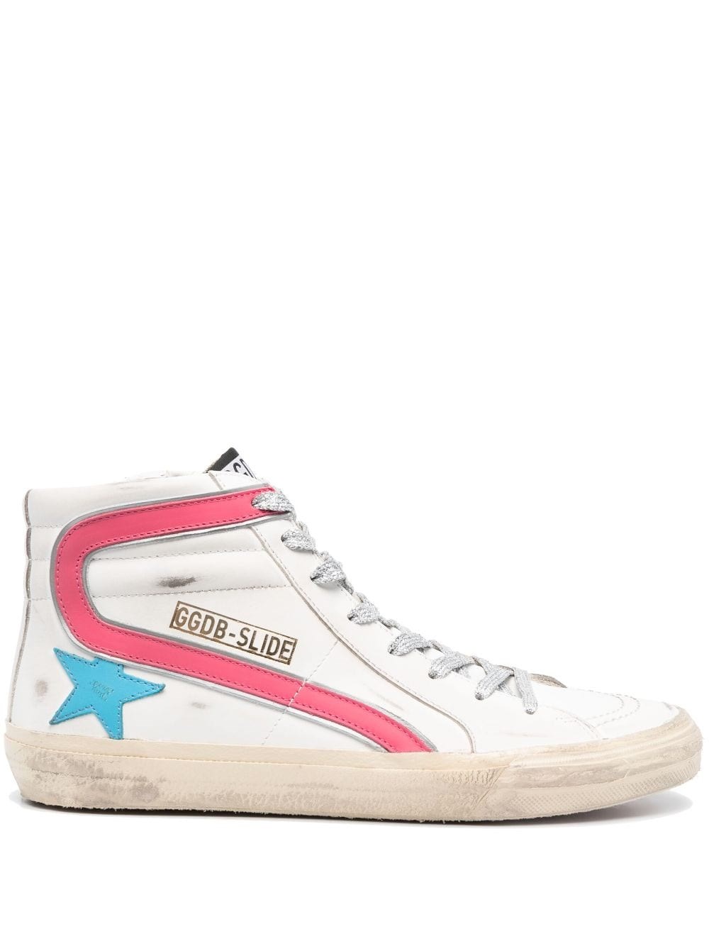 Shop Golden Goose Sneakers In White