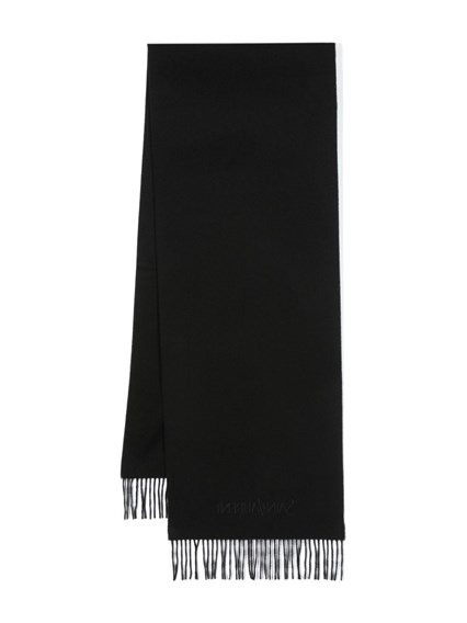 【Saint Laurent】ロゴジャカードスカーフ Saint Laurent ロゴジャカード スカーフ | ブルー | FARFETCH JP