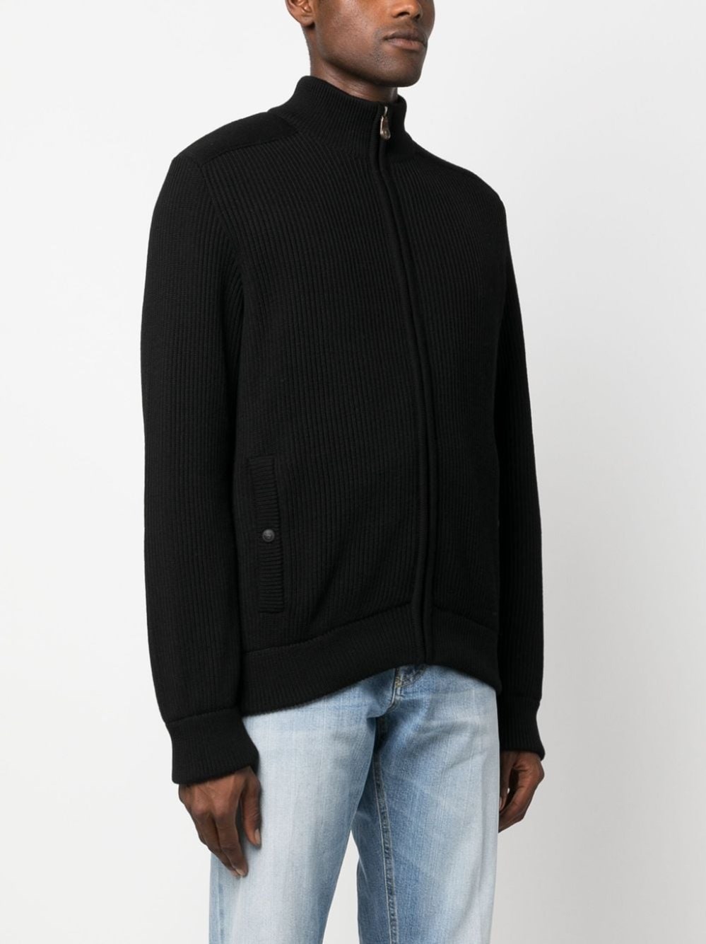 WOOL FULL ZIP SWEATER