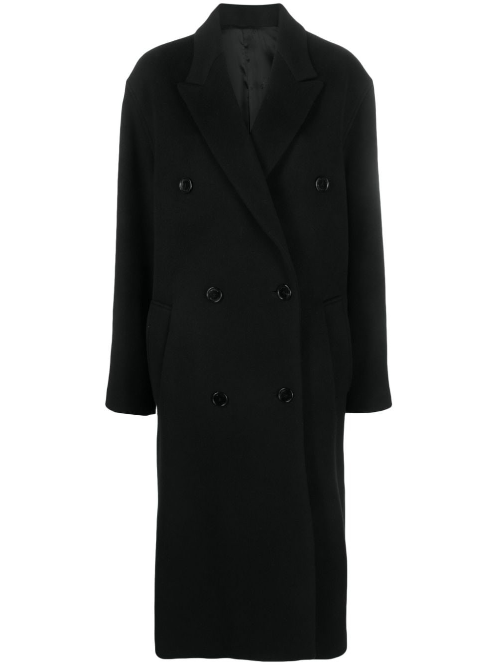 Isabel Marant Ellenita Wool-blend Coat In Black