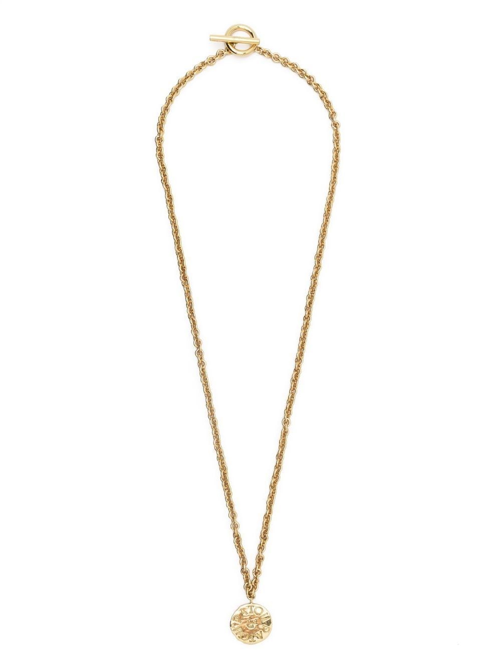 Shop Patou Necklace In Yellow & Orange