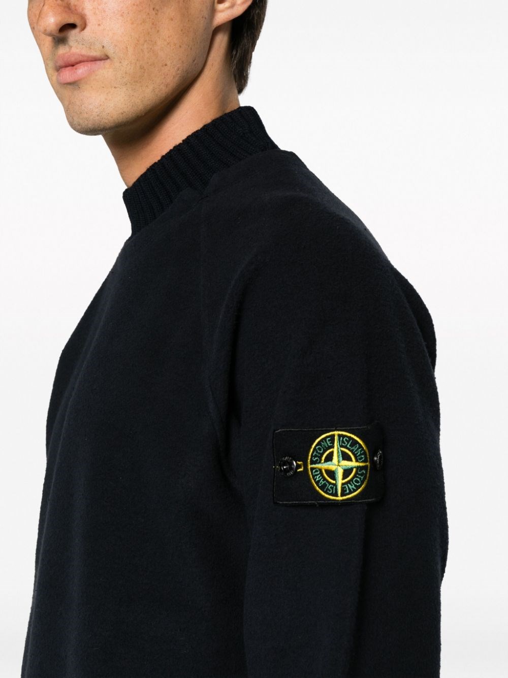 Compass-badge sweatshirt