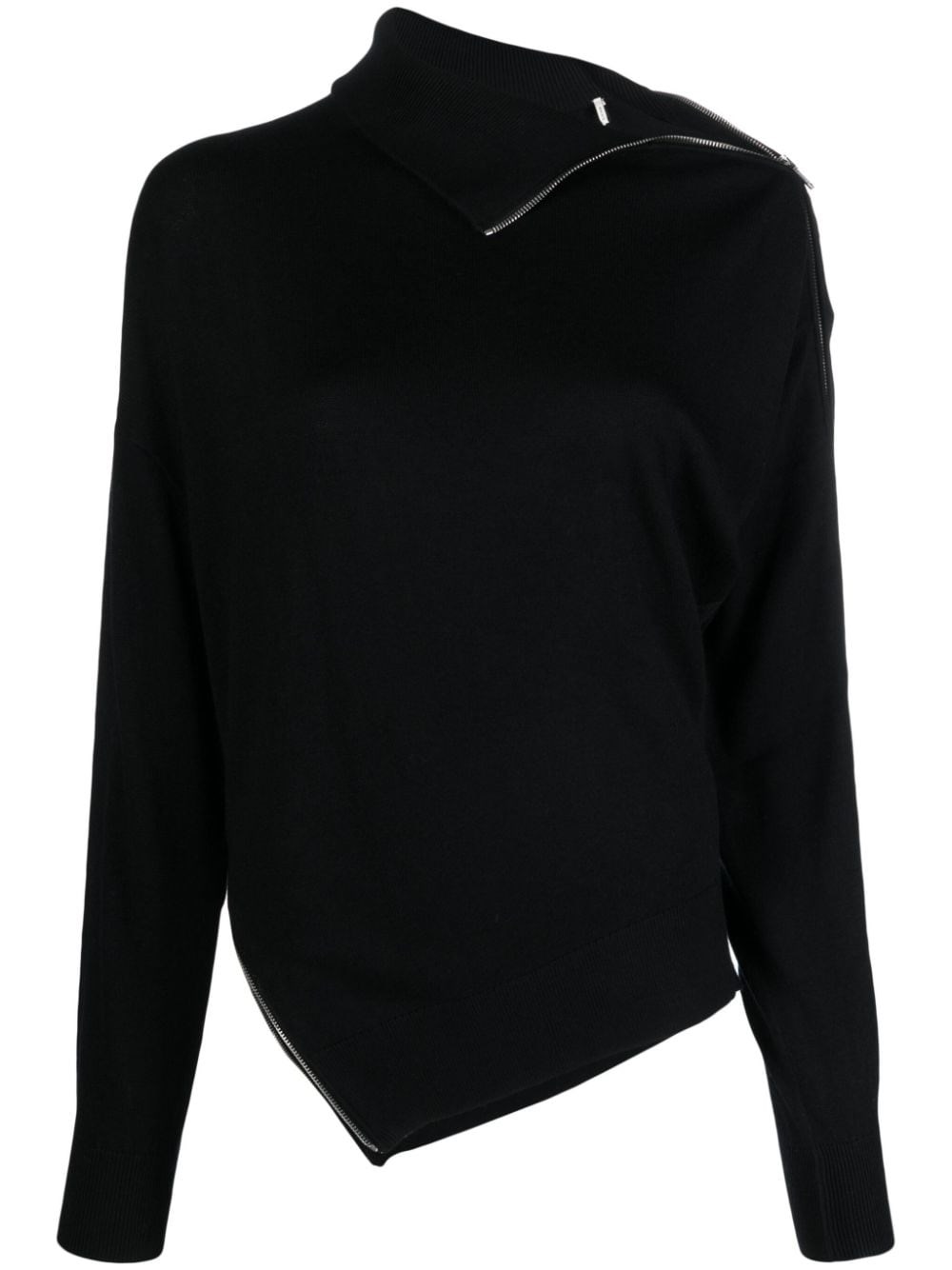 ISABEL MARANT ISABEL MARANT ASYMMETRIC KNITTED JUMPER