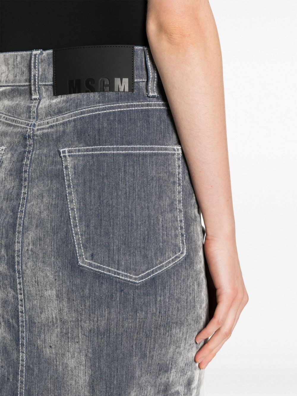 Msgm Denim midi skirt available on Monti Boutique - 57661