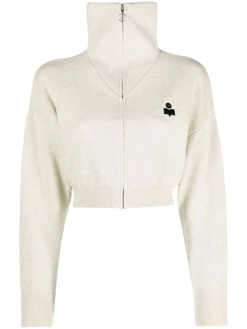 Isabel Marant Étoile Cardigan Oxane In Nude & Neutrals