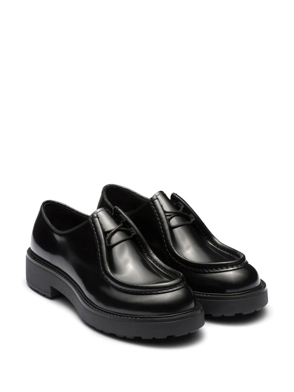 Brushed Leather Loafers