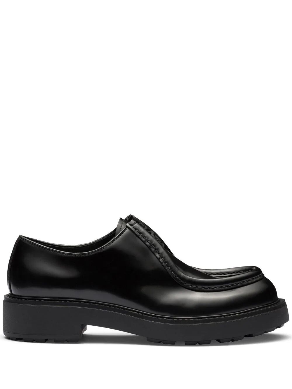 Brushed Leather Loafers