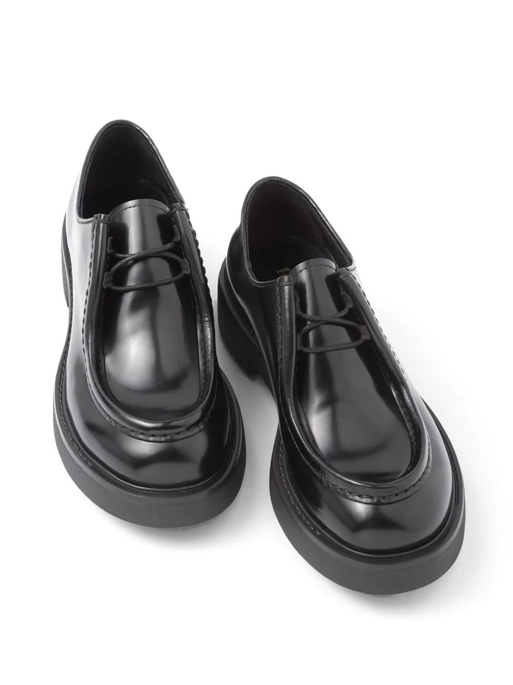 Brushed Leather Loafers