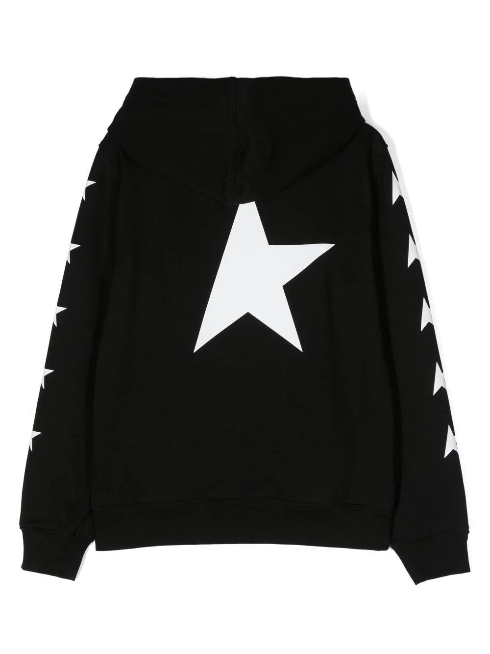 Hoodie Star Print Sweater