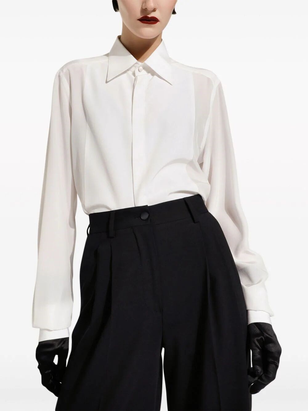 Silk crepe-de-chine Shirt