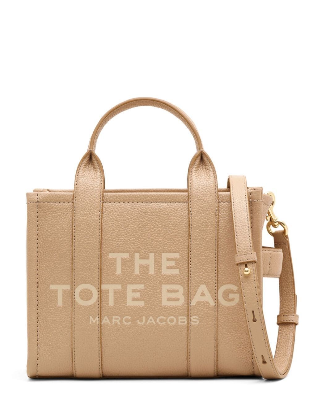 Marc Jacobs The Leather Small Tote Bag In Nude & Neutrals