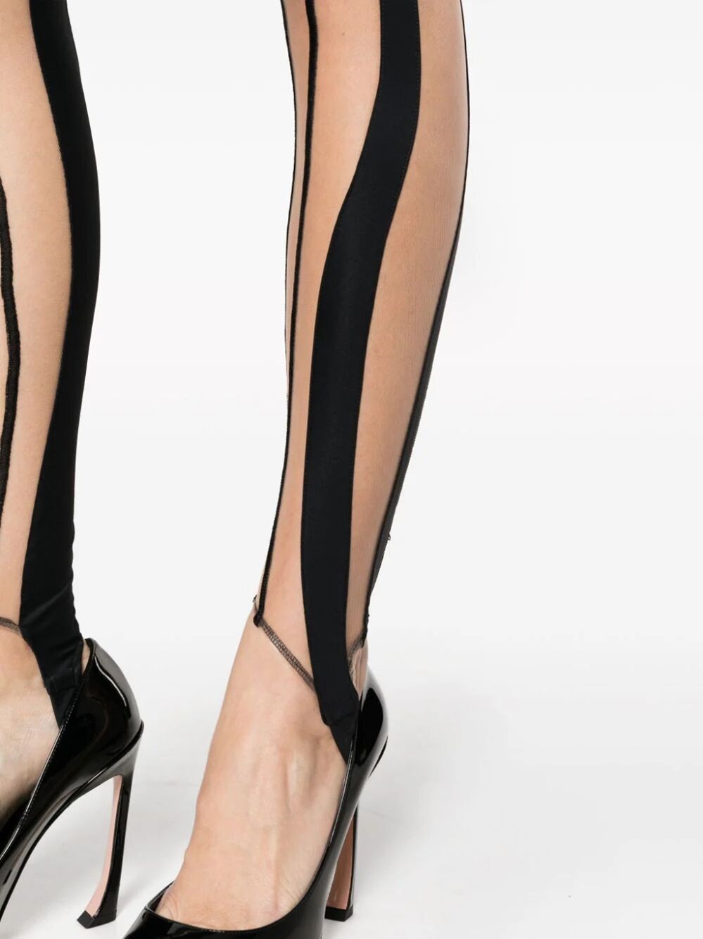 Spiral tulle panels Leggings