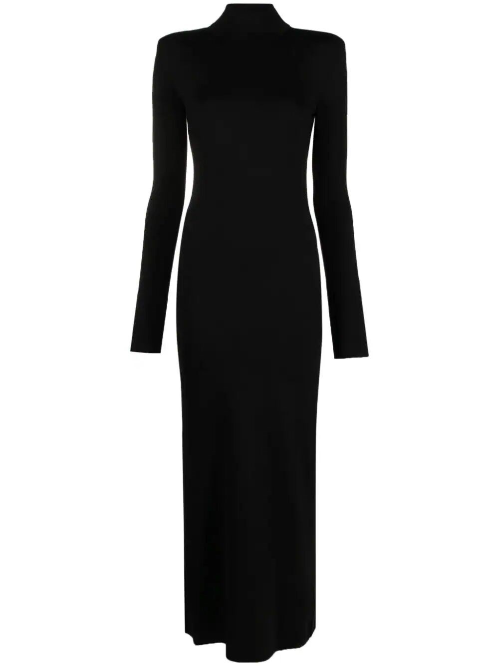 midi length wool dress