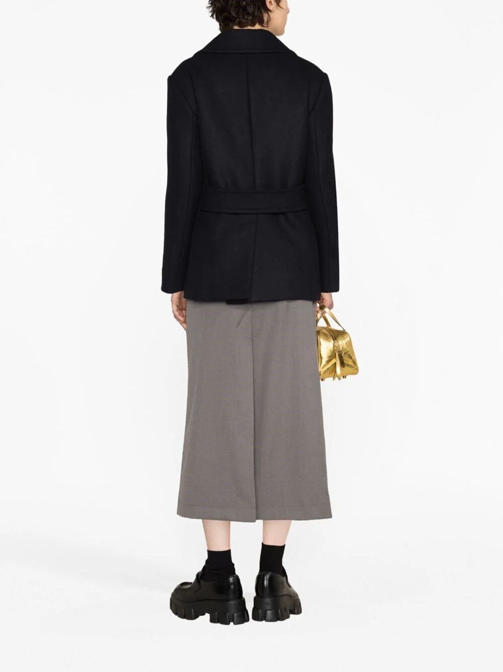 double-breasted wool jacket 