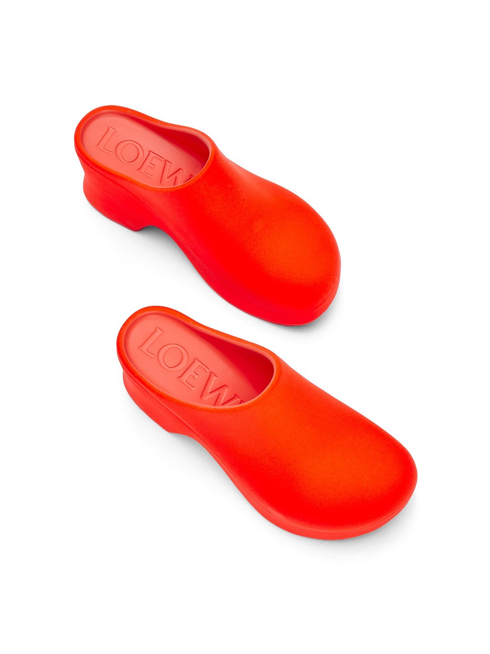 Terra Foam clog in flocked rubber