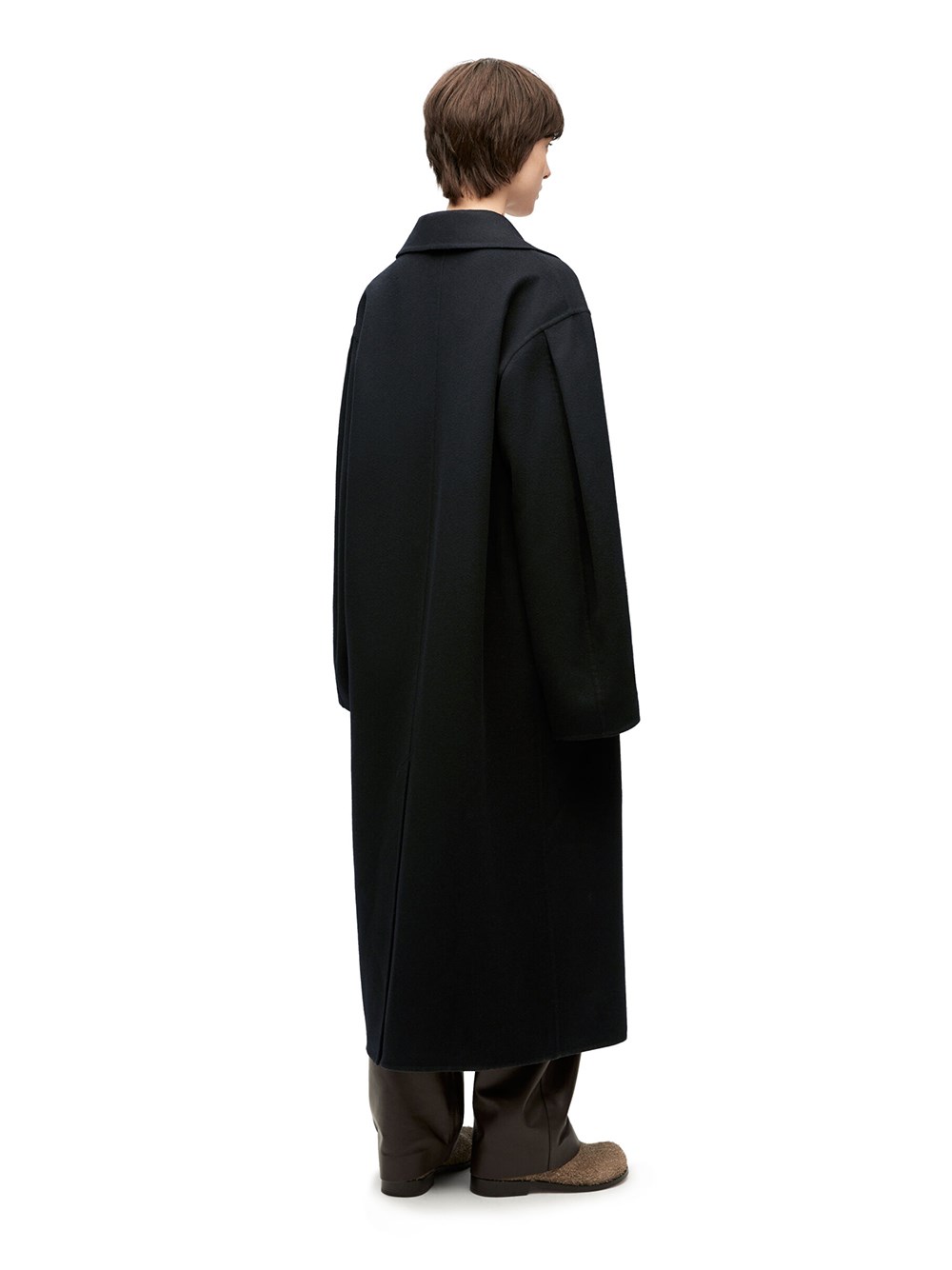 Coat in wool and cashmere