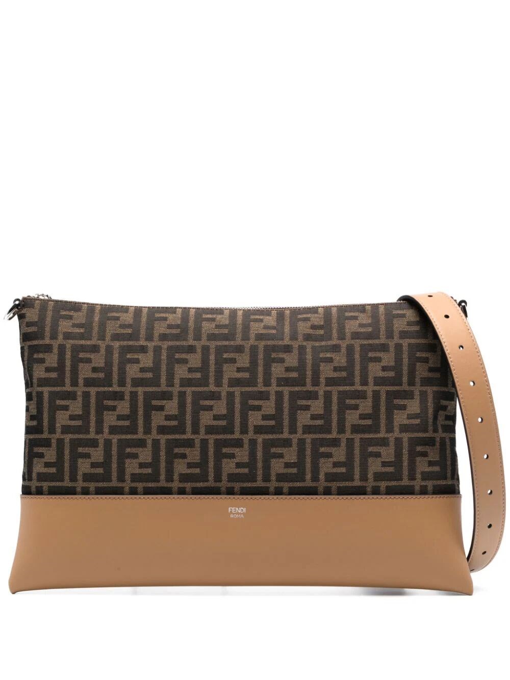 FF-jacquard shoulder bag