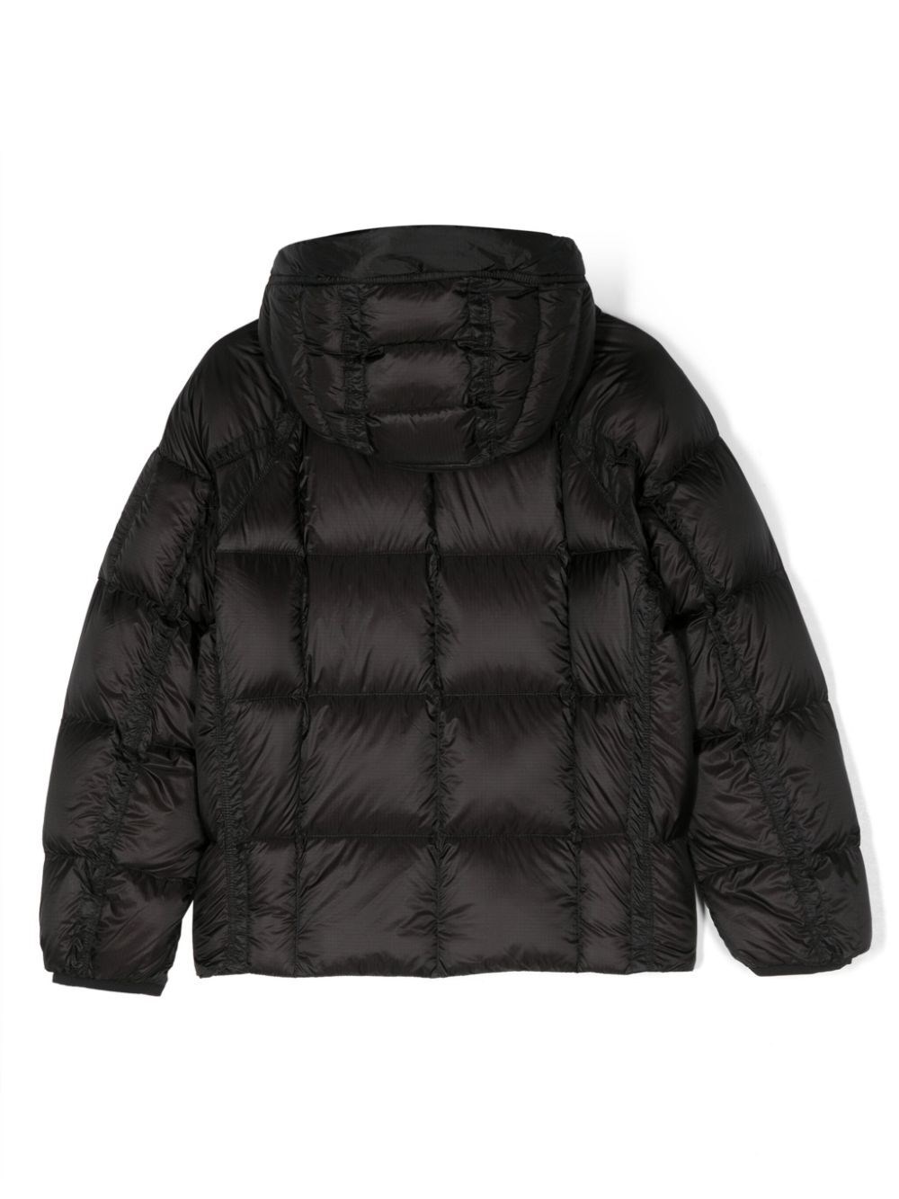 black duck feather padded design jacket