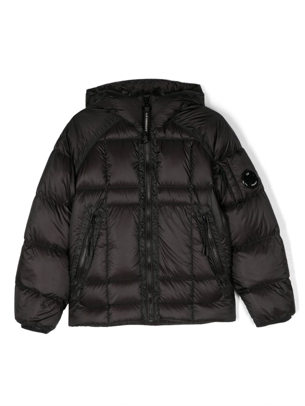 black duck feather padded design jacket