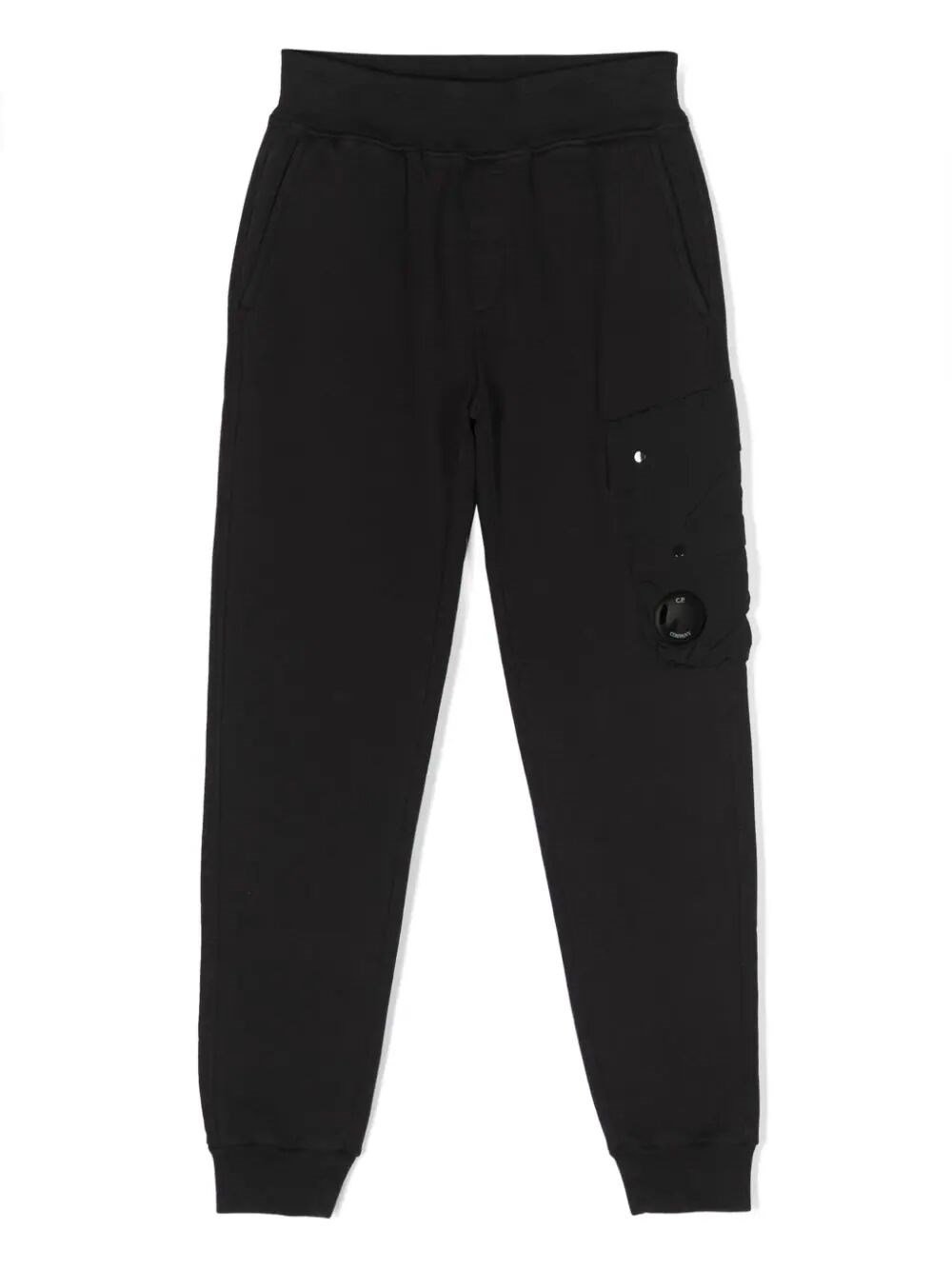 Lens-patch cargo track pants