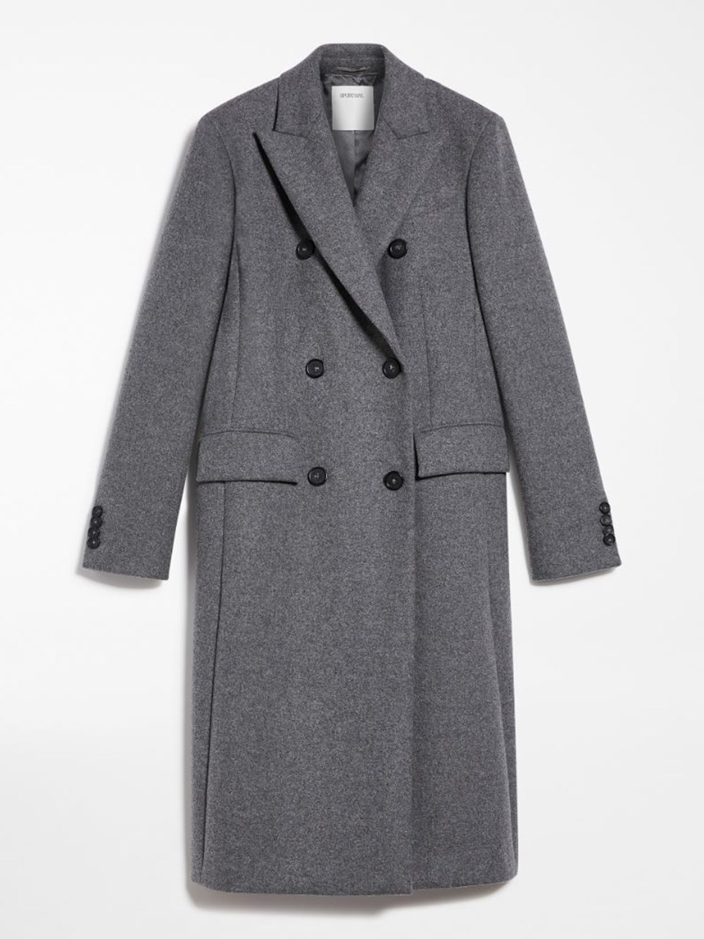Sportmax Adua Wool And Cashmere Coat In Grey