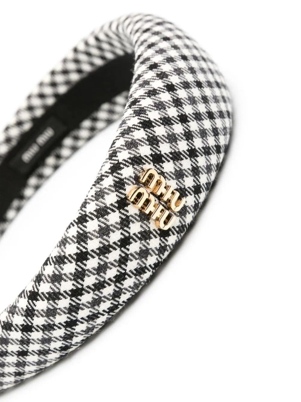 Black and white headband