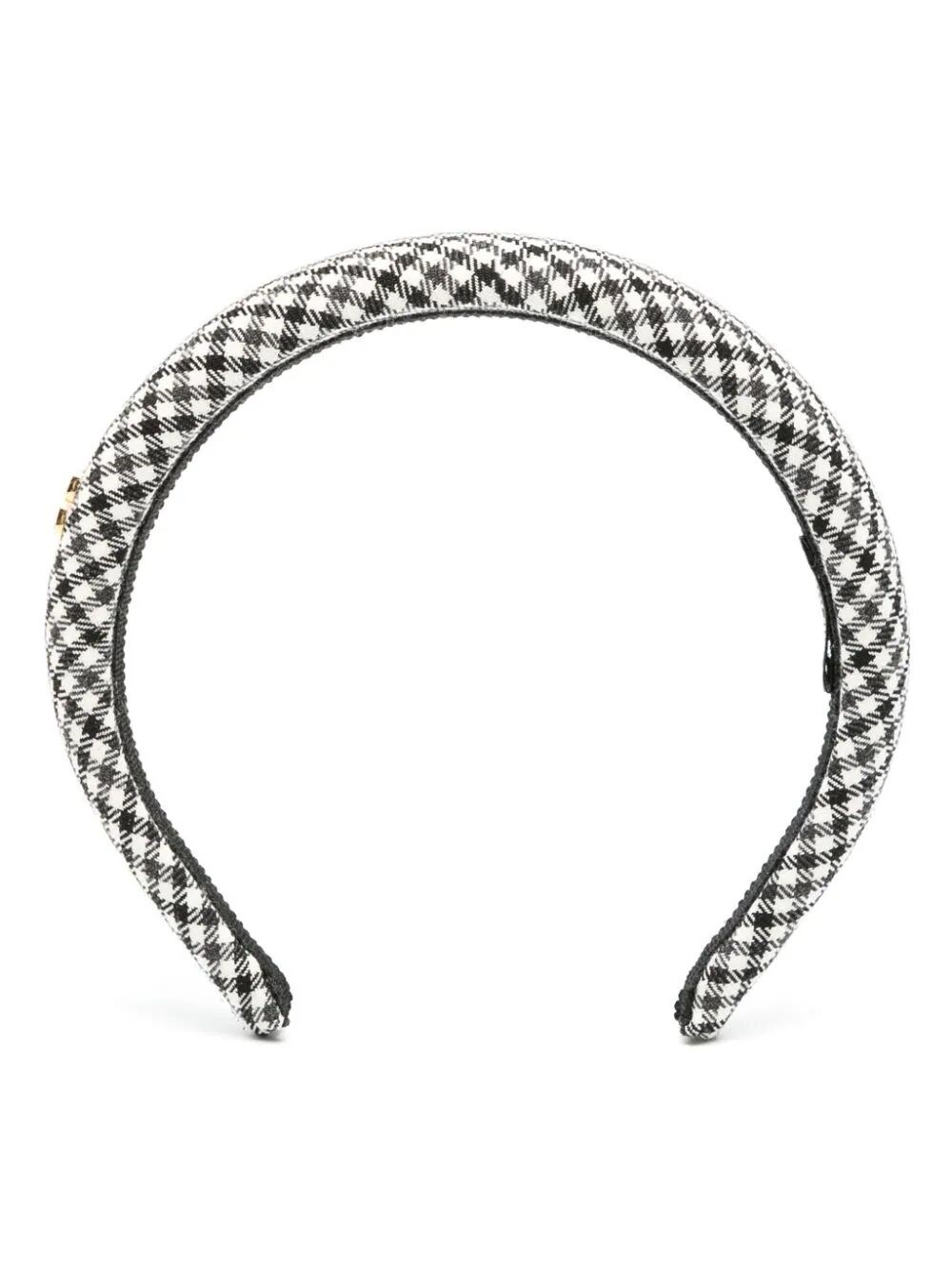 Black and white headband
