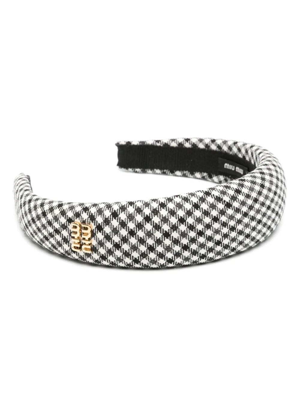 Black and white headband