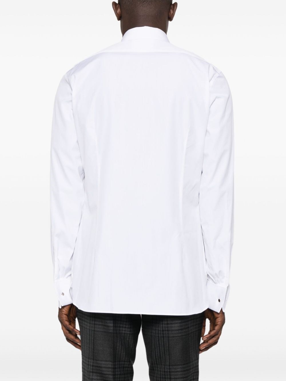 spread collar shirt 