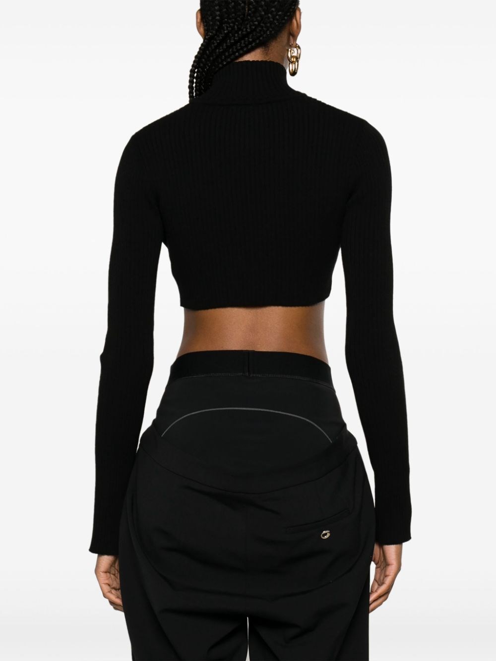 Cut-out long-sleeves jumper