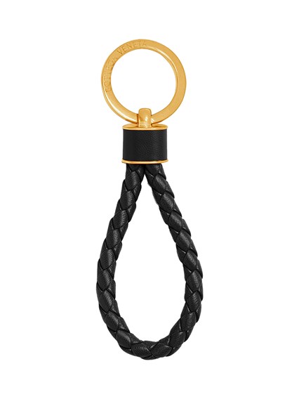 【関税＆送料込み】Fendi Ff Squared Leather Key Ring Access FENDI FF Squared Leather Keyring | Silver | FARFETCH