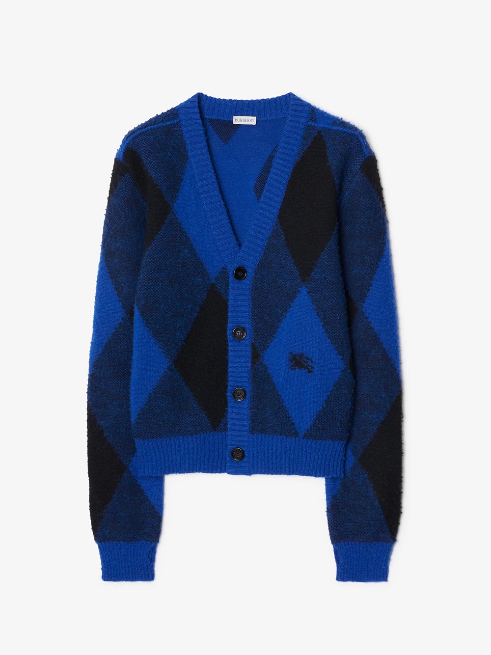 Argyle Wool Cardigan