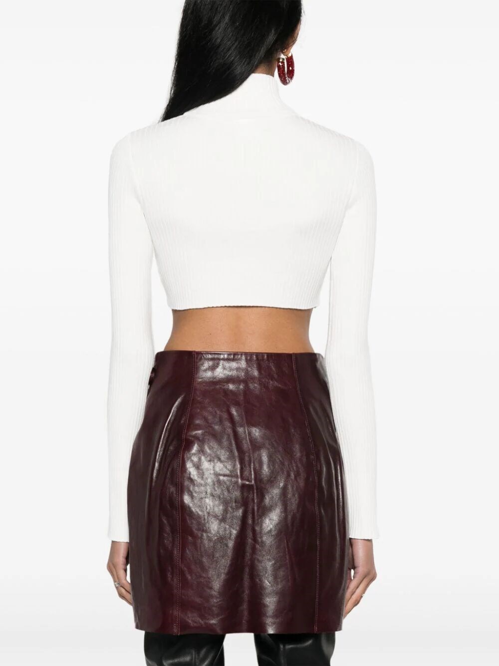 Cut-out long-sleeves jumper