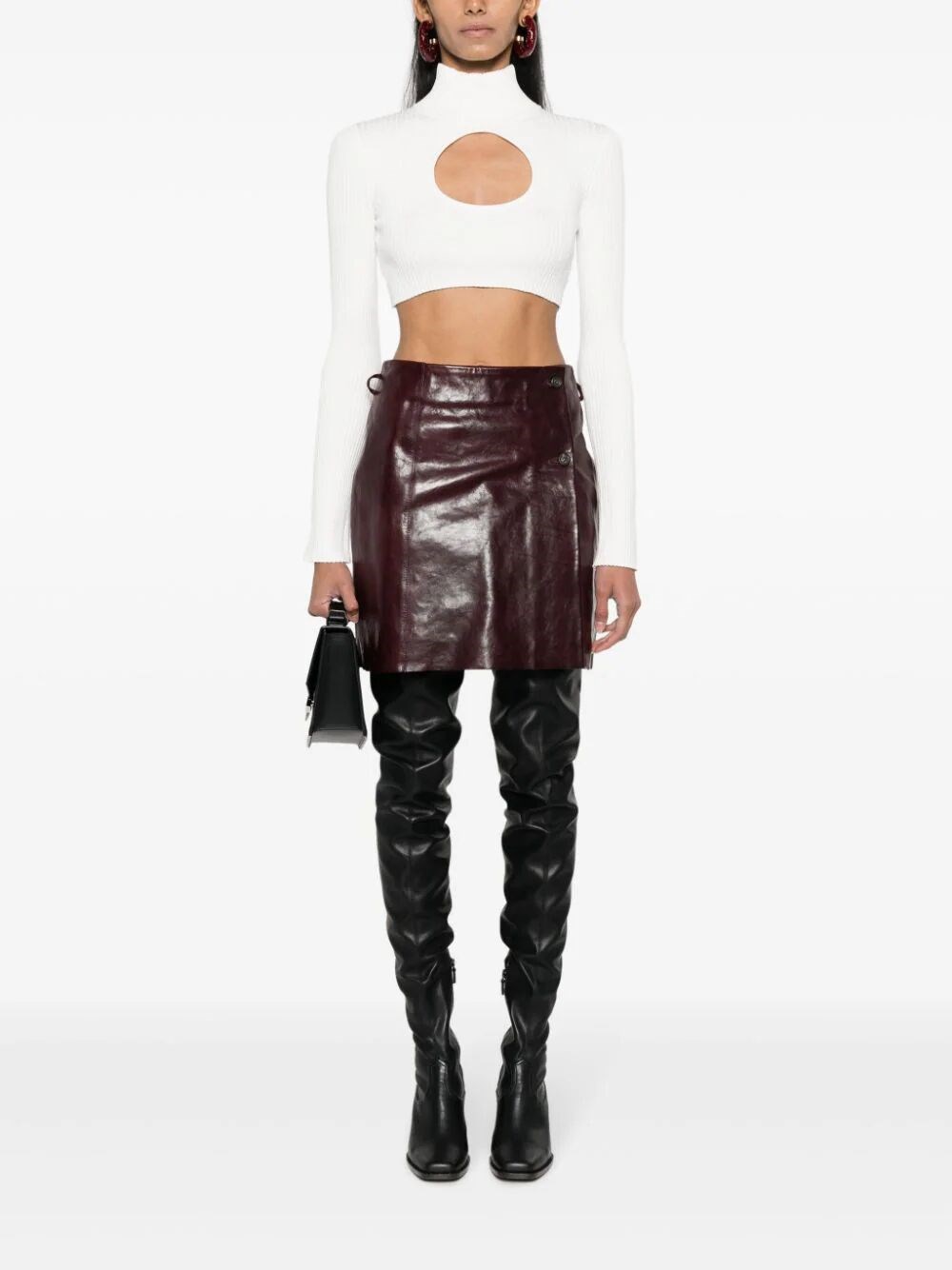 Cut-out long-sleeves jumper