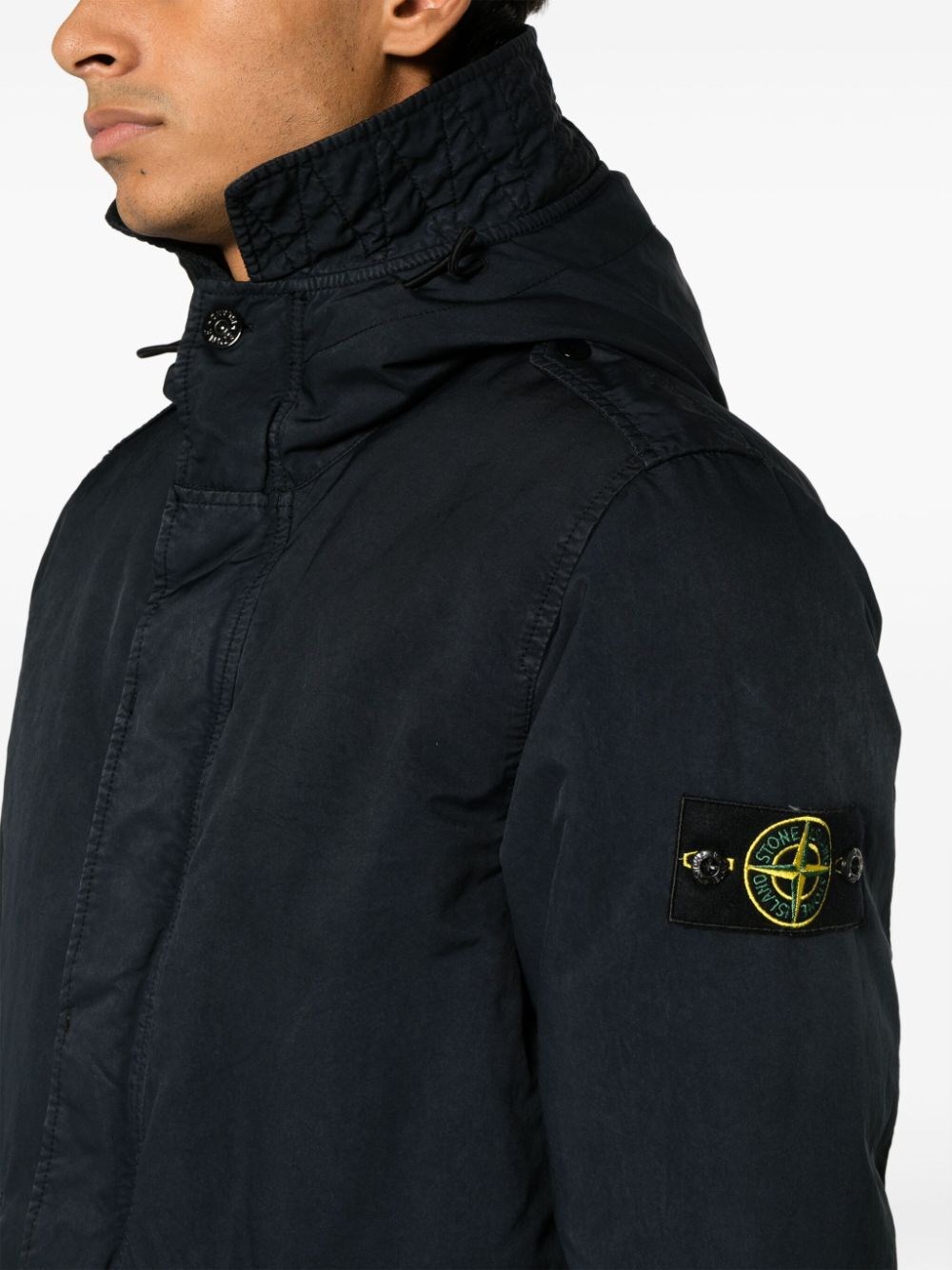 David TC Compass logo-patch Jacket