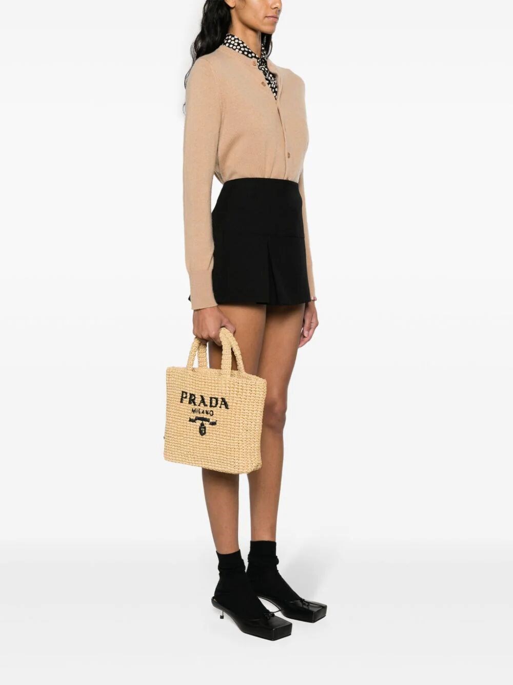 Small crochet tote bag