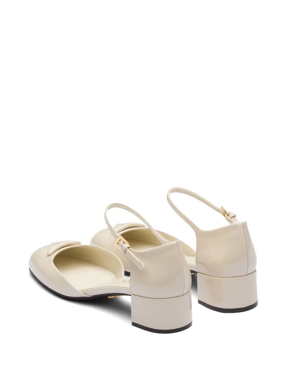 Patent leather pumps