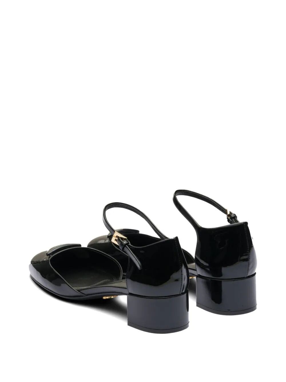 Patent leather pumps