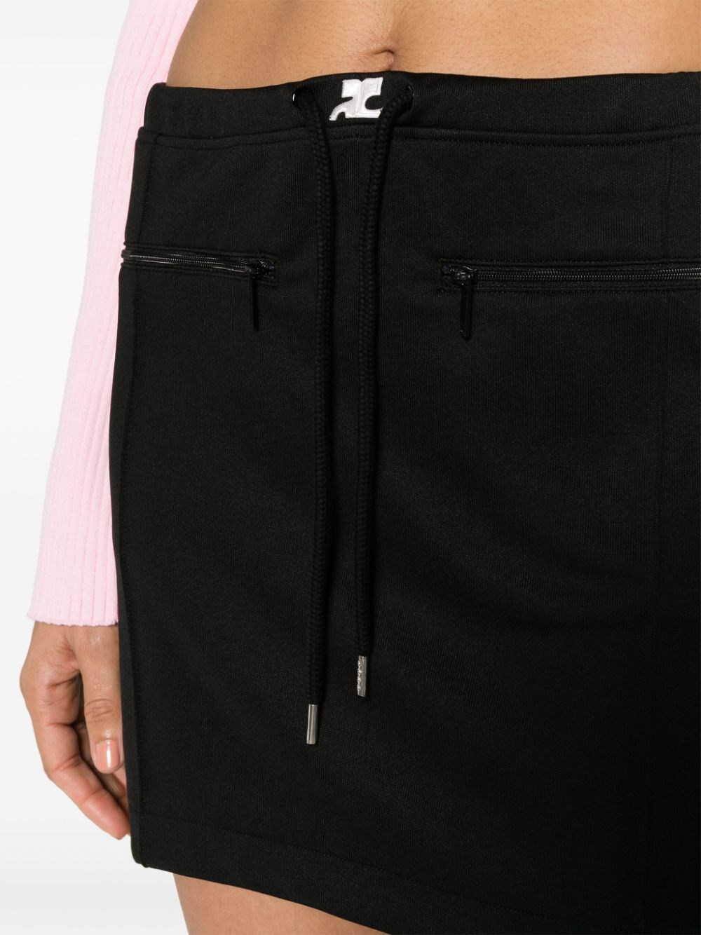 Mini tracksuit skirt