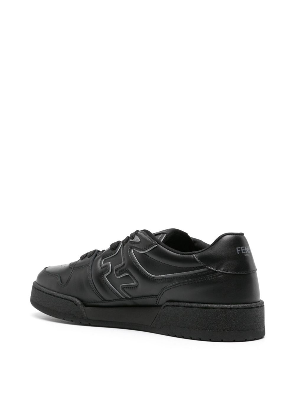 Fendi Match leather sneakers