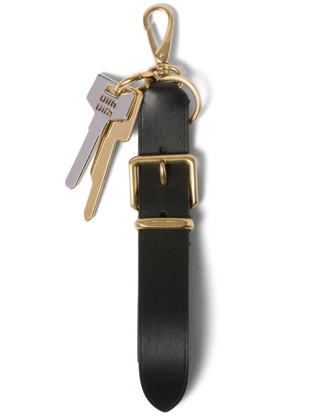 Leather keyring