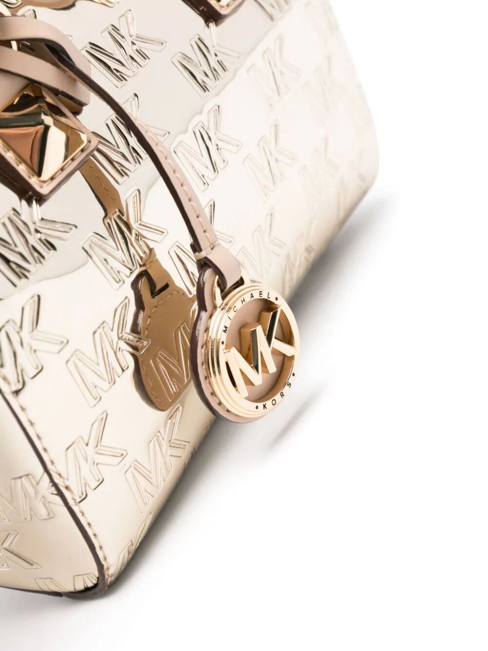 Small Grayson patent-finish bag