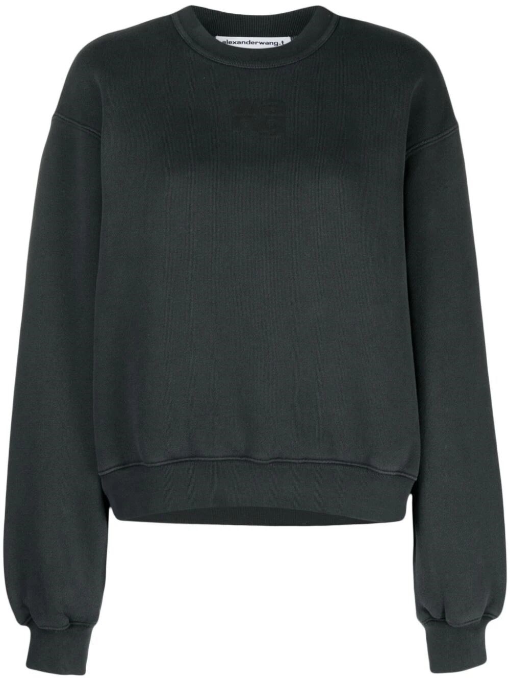 Logo round neck sweater