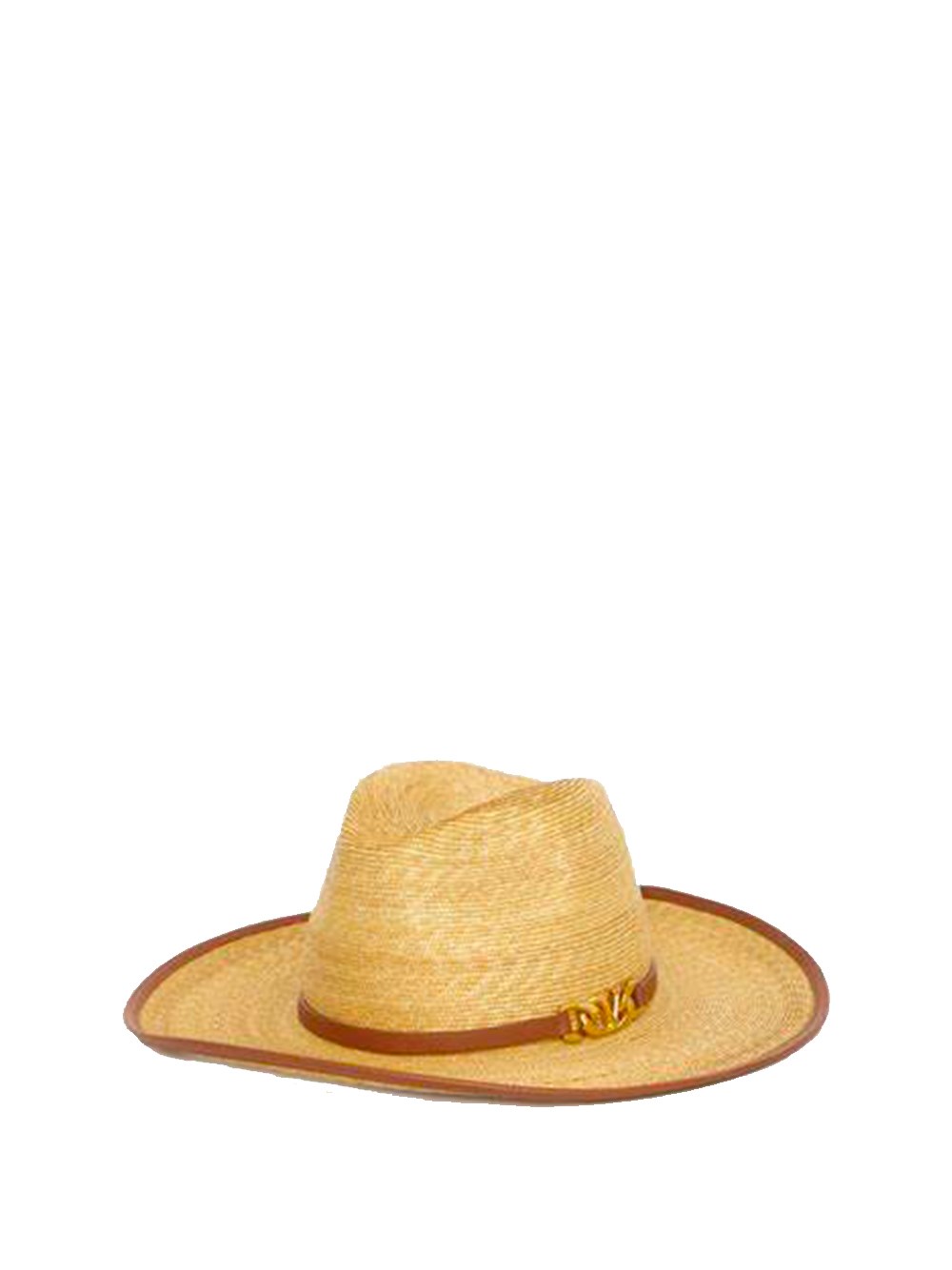 Shop Valentino Rafia Hat In Nude & Neutrals