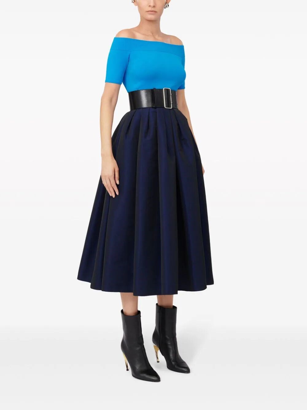 Midi Plissé Skirt